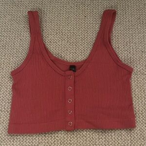 Urban Outfitters Out From Under Drew Seamless Snap-Front Tank Top - Size M/L